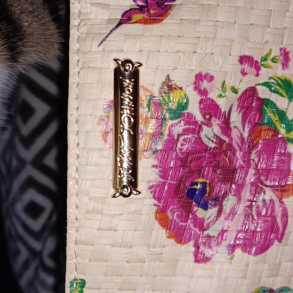 Betsey Johnson Mini Crescent Floral Purse - Picture 3 of 4